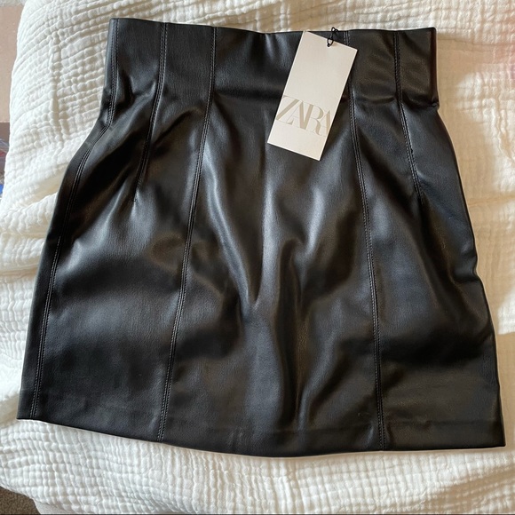 Zara Dresses & Skirts - Zara leather skirt